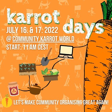 karrot days 2022 social media