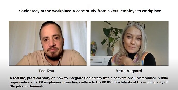Sociocracy at the workplace - A case study from a 7500 employees workplace in Denmark